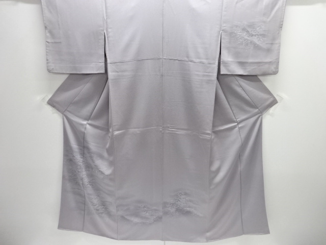 民家に橋模様刺繍訪問着